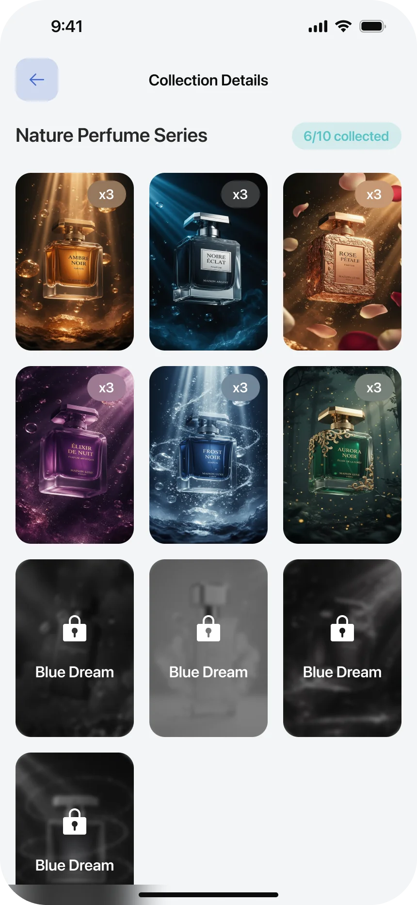 Verimie app — collection details